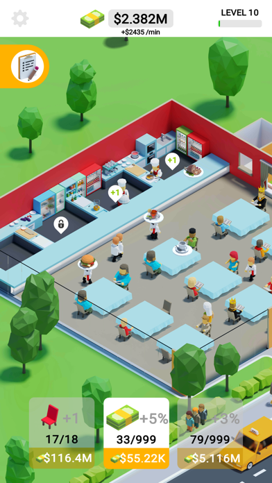 Idle Restaurants Screenshot