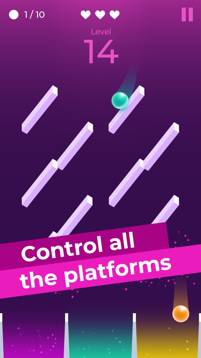 Platform Ball Balance roll it