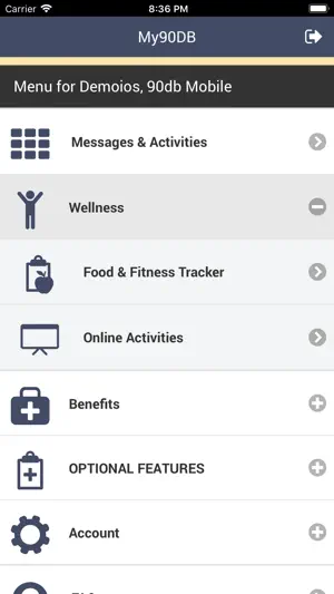 My 90 Degree Benefits screenshot 1