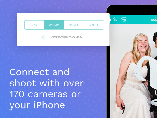 Wifibooth the PRO photo booth iPad app afbeelding 1