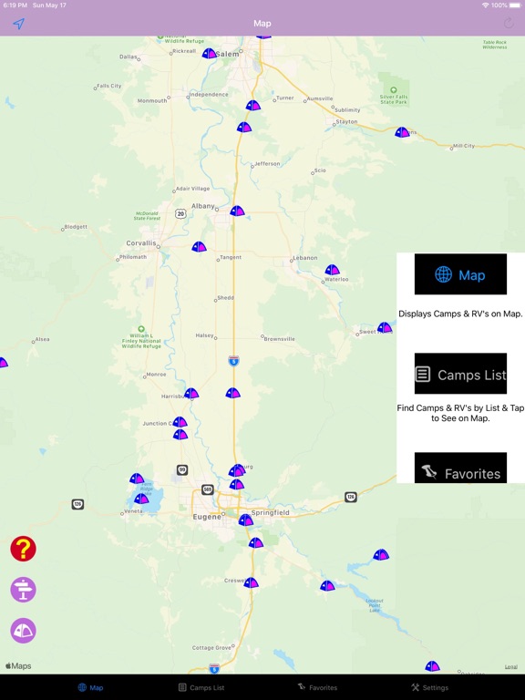 Screenshot #6 pour Oregon – Camping & RV spots