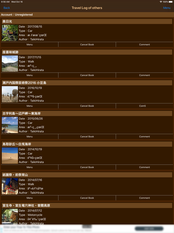 PockeTraveL - Travel tracker iPad screenshot