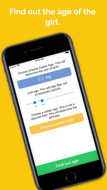 Find out age - Zodiac