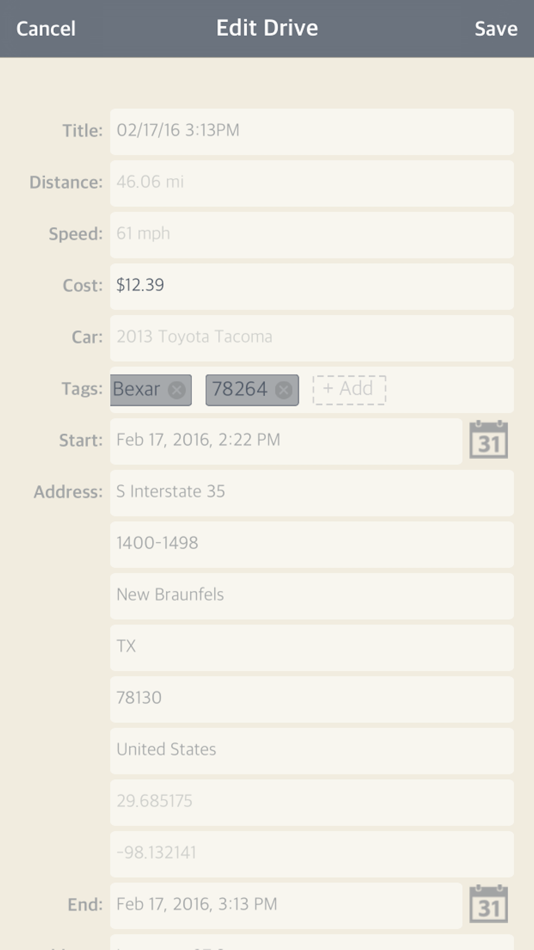 #4. AutoDrive — Drive Tracking (iOS) 由: Wrights Creative Services, L.L.C.