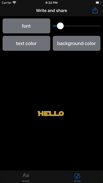 Fonts for Star Wars theme Screenshot