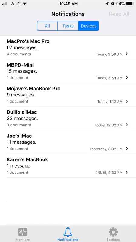ChronoMonitor for iPhone screenshot 6 of 8
