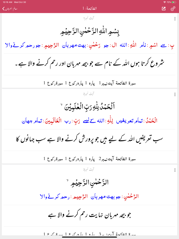 Mualim ul Irfan | Tafseer iPad screenshot