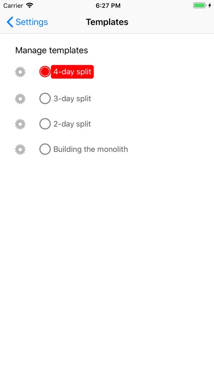 5/3/1 Workout logger - 531