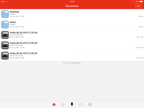 Geluidsrecorder ◉ iPad app afbeelding 4