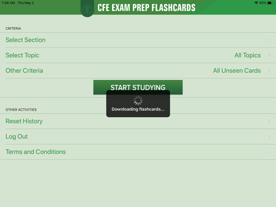 Screenshot #5 pour CFE Exam Prep Flashcards