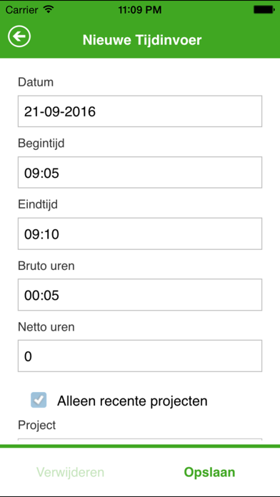 Screenshot #3 pour CAS Urenregistratie