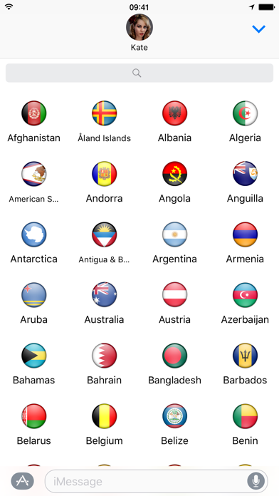 Screenshot #3 pour Flags – iMessage Stickers