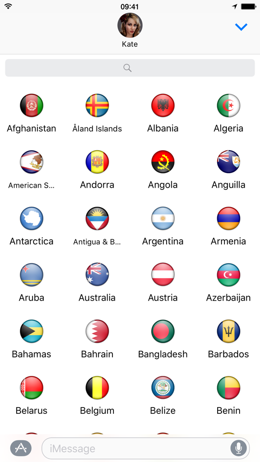 #3. Flags – iMessage Stickers (iOS) 由: Bottled Software GmbH