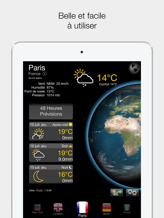 Screenshot #4 pour Prévisions de météo réelle