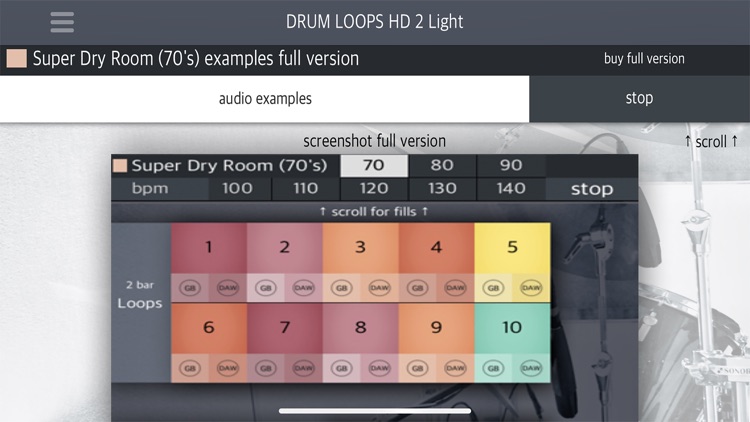 Drum Loops HD 2 Light screenshot-7