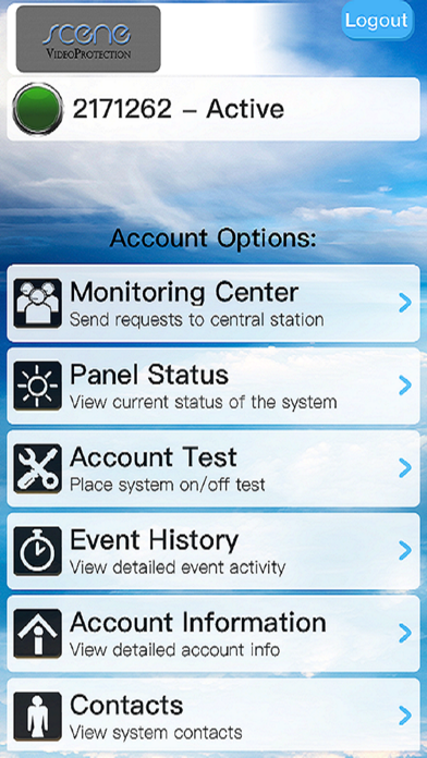 MySecurity Account Screenshot