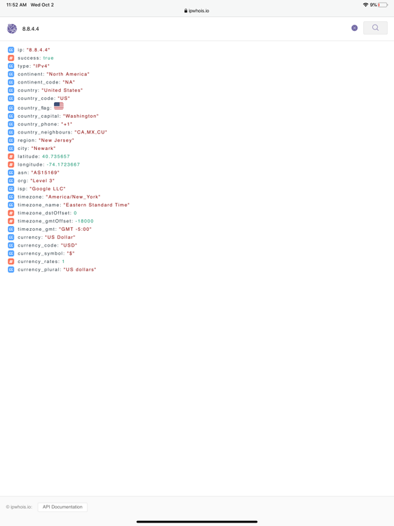 App screenshot