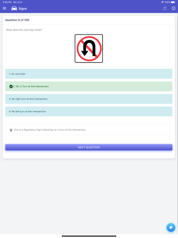 Screenshot #6 pour Nebraska DMV Permit Test