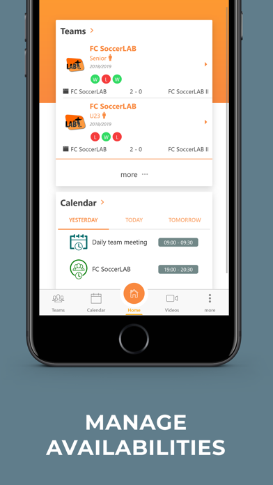 SoccerLAB Coach Screenshot