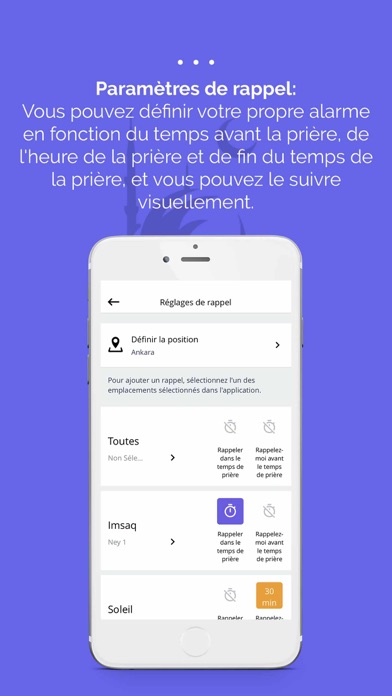 Screenshot #2 pour Temps de prière - Azan Time