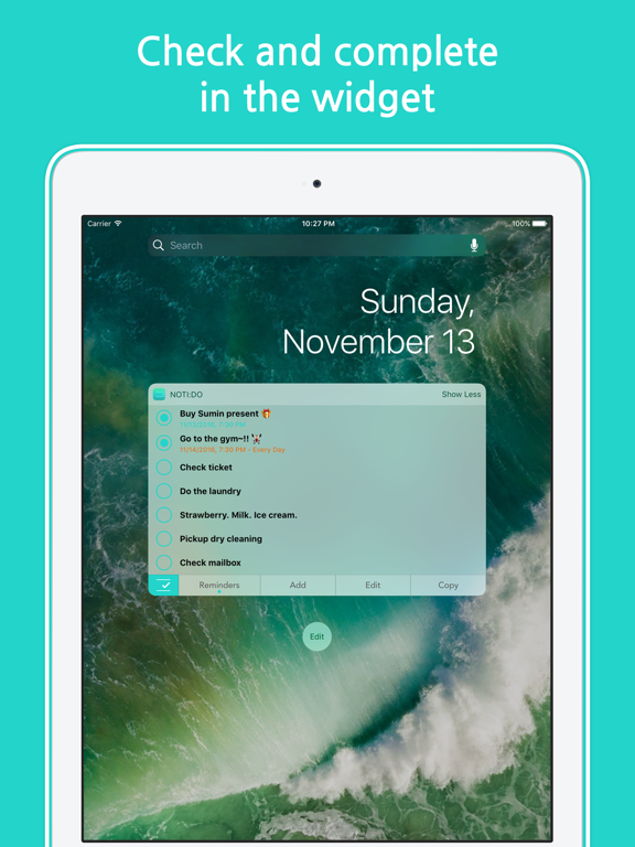 Screenshot #5 pour Noti:Do with Reminders