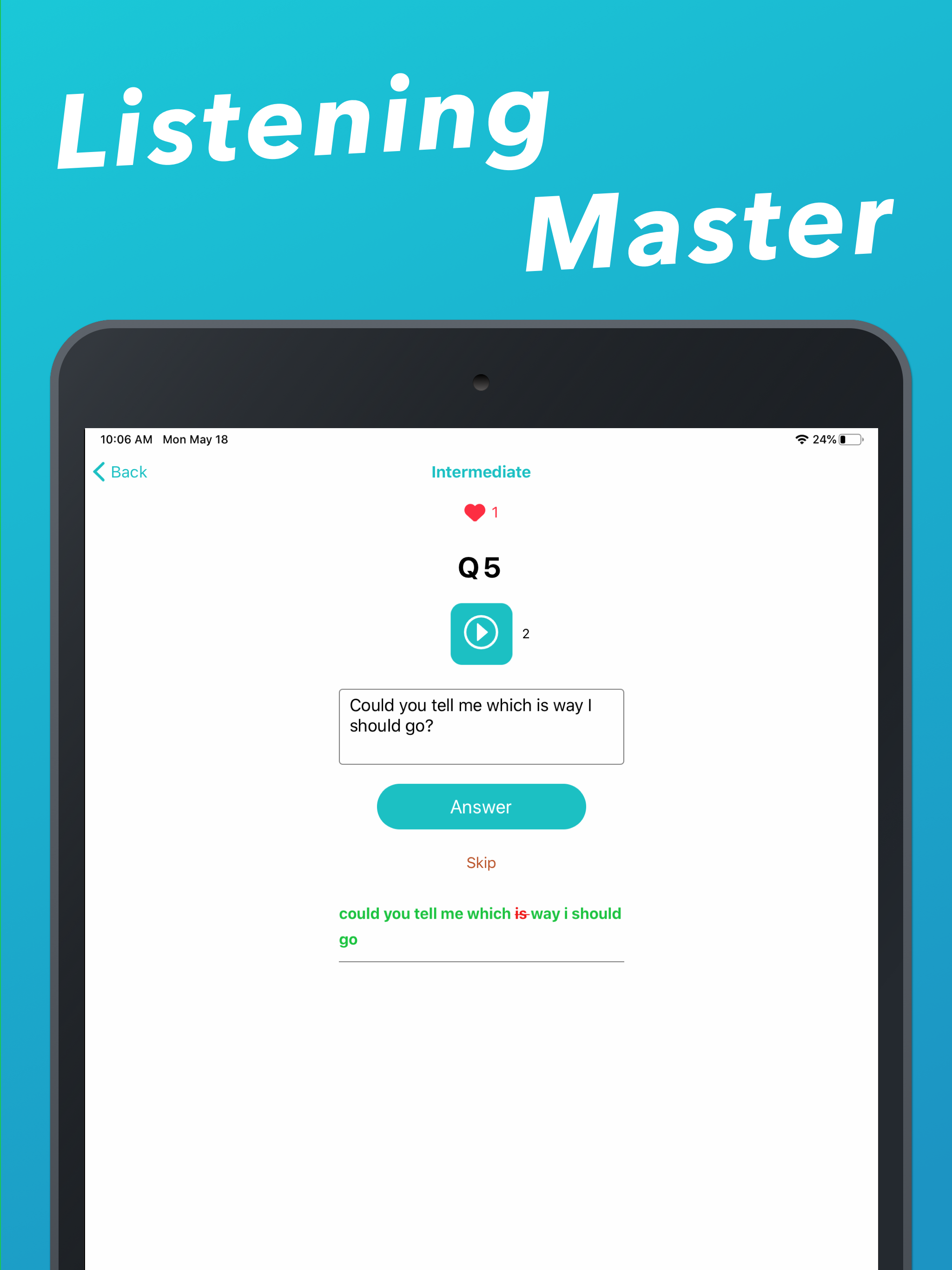 Listening Master for English