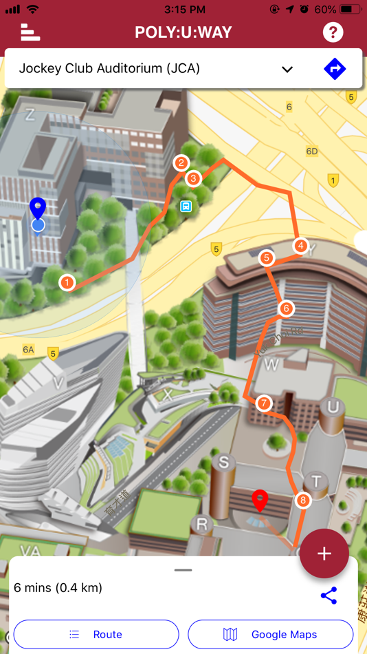 #5. POLY:U:WAY (iOS) By: The Hong Kong Polytechnic University