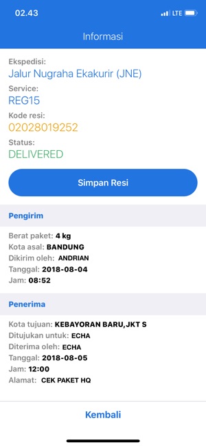Cek Paket(圖2)-速報App