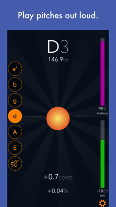 Tuna Pitch - chromatic tuner screenshot 2