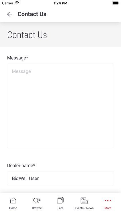 Terex Bid-Well Portal screenshot-3