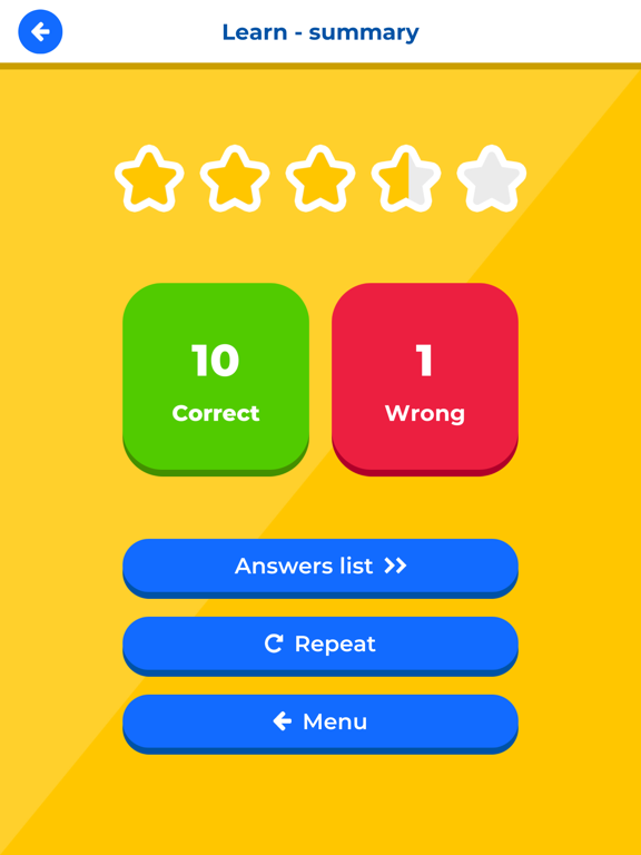 Times Tables Multiplication IQ iPad screenshot 9 - Education app