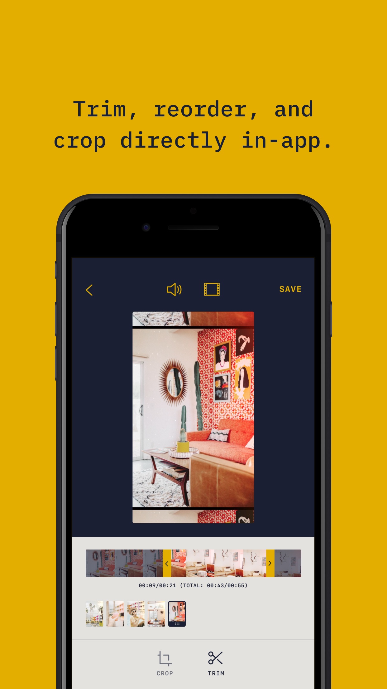 Screenshot do app RTRO - Camera by Moment