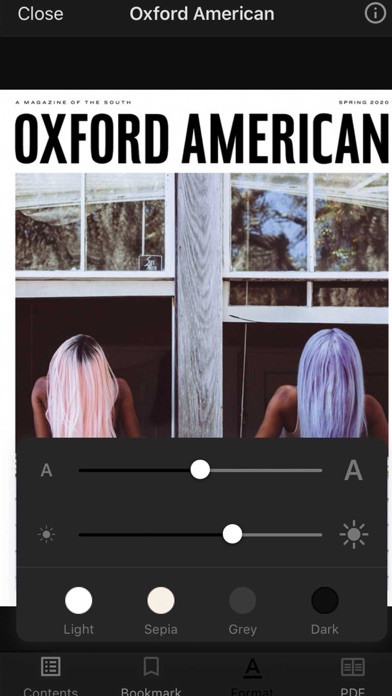 Oxford American Screenshot