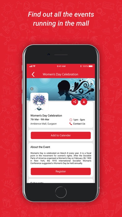 Ambience Mall App Screenshot