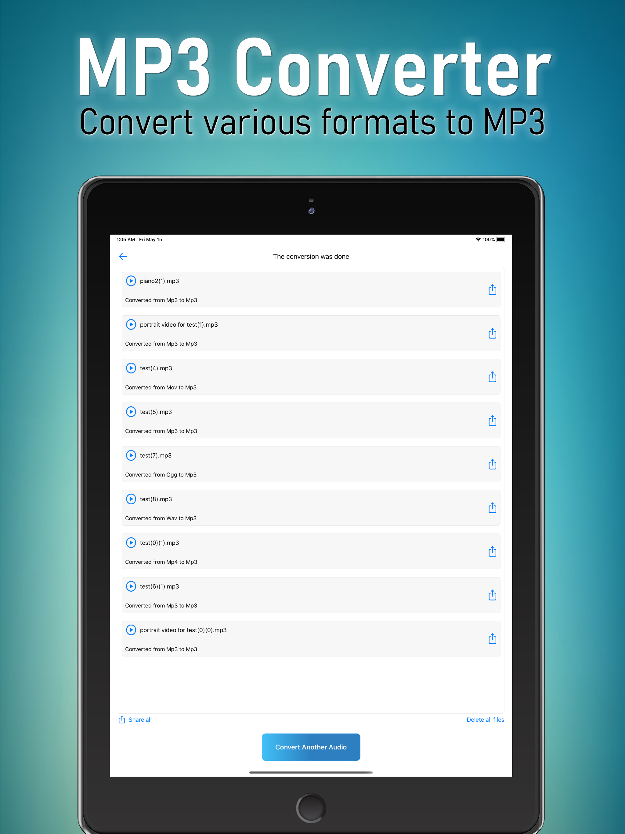 Audio Converter - Convert MP3 screenshot 5