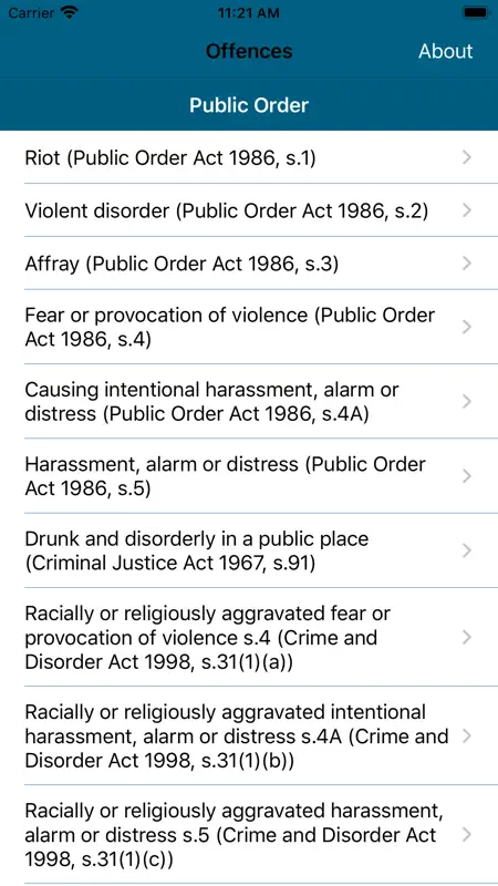 Crime QRH screenshot 2 of 3