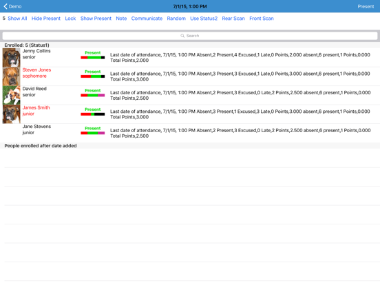 Screenshot #4 pour Attendance2
