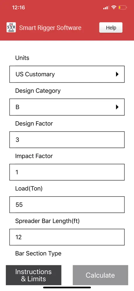 Spreader Bar App