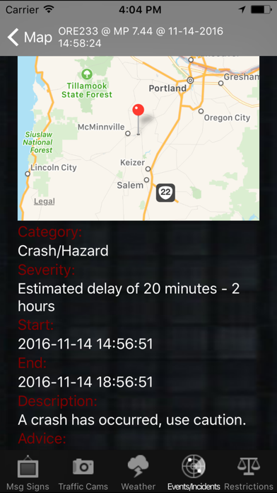 Oregon Roadways Screenshot