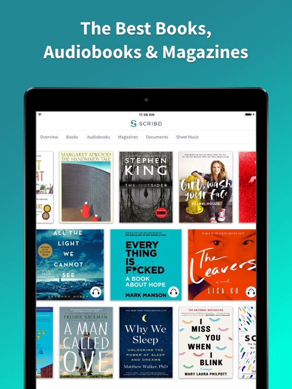Scribd Read Unlimited Books, eBooks, Documents, Magazines, Comics