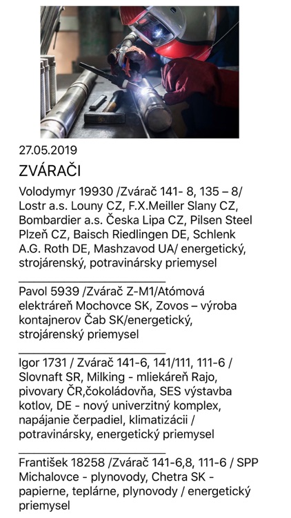 Job offers - Profiwelders