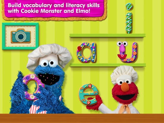 Sesame Street Alphabet Kitchen iPad app afbeelding 1