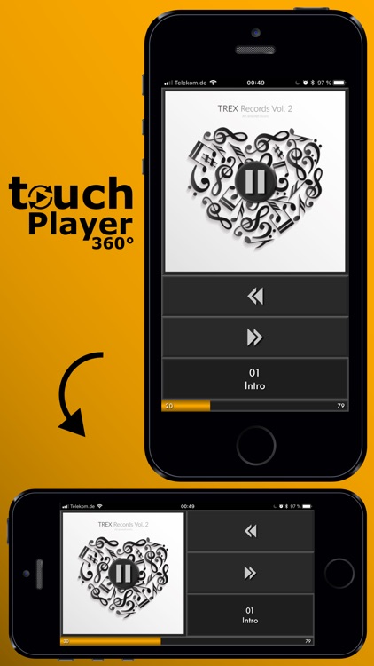 touchPlayer360 - Music Player screenshot-3
