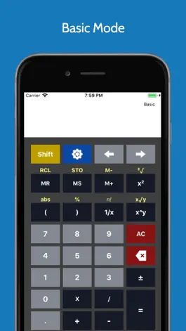 Game screenshot CalcSmpl Scientific Calculator apk