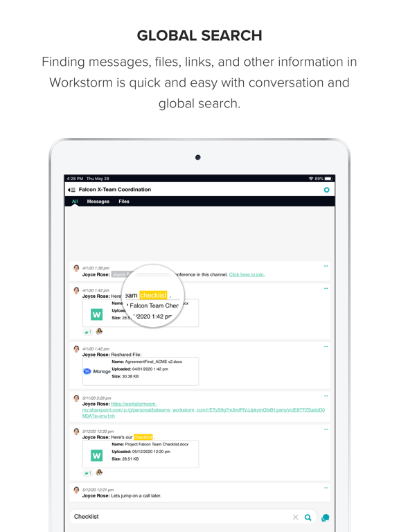 Workstorm iPad screenshot 3 - Business app