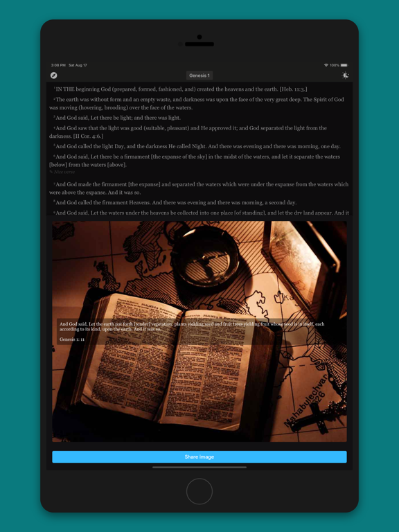 Amplified Bible version iPad screenshot 5 - Book app