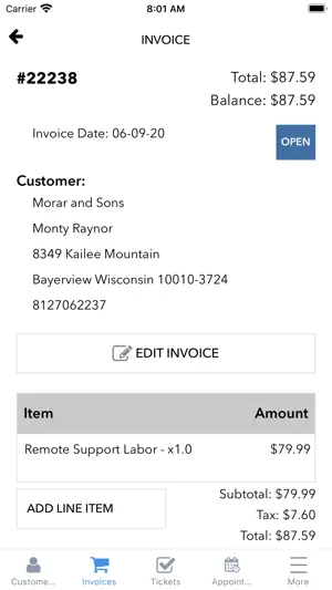 RepairShopr Lite+ screenshot 3