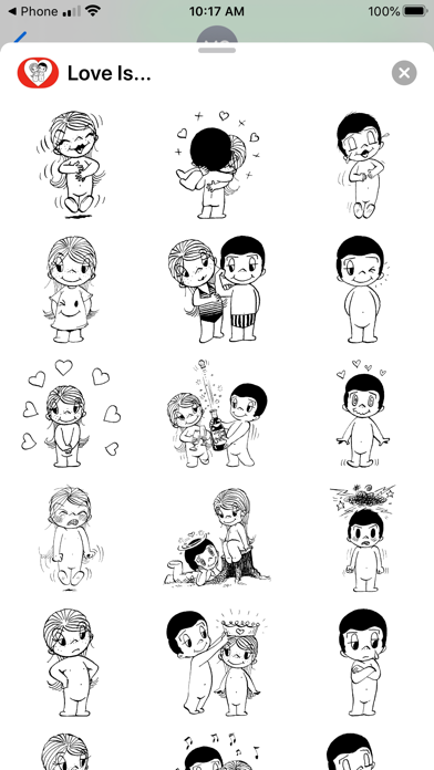 Screenshot #3 pour Love Is... Stickers