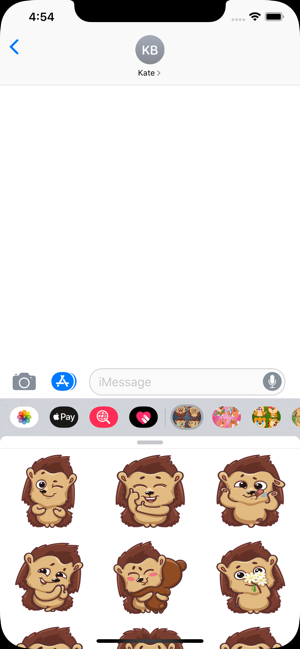 Hedgehog Cute kawaii Stickers(圖1)-速報App