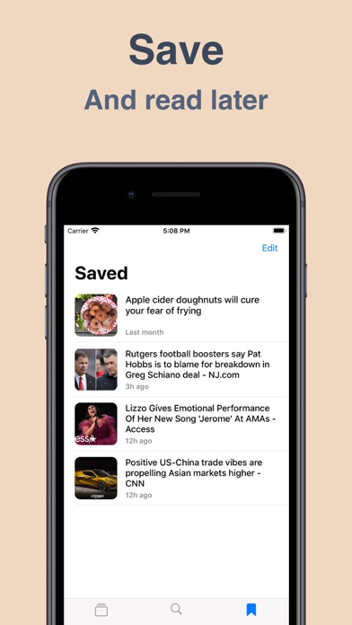Simply News: Top News iPhone screenshot 4 - News app
